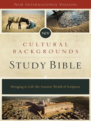 cover image of NIV, Cultural Backgrounds Study Bible, eBook